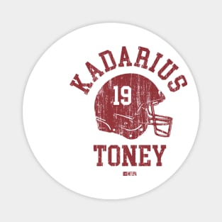 Kadarius Toney Kansas City Helmet Font Magnet